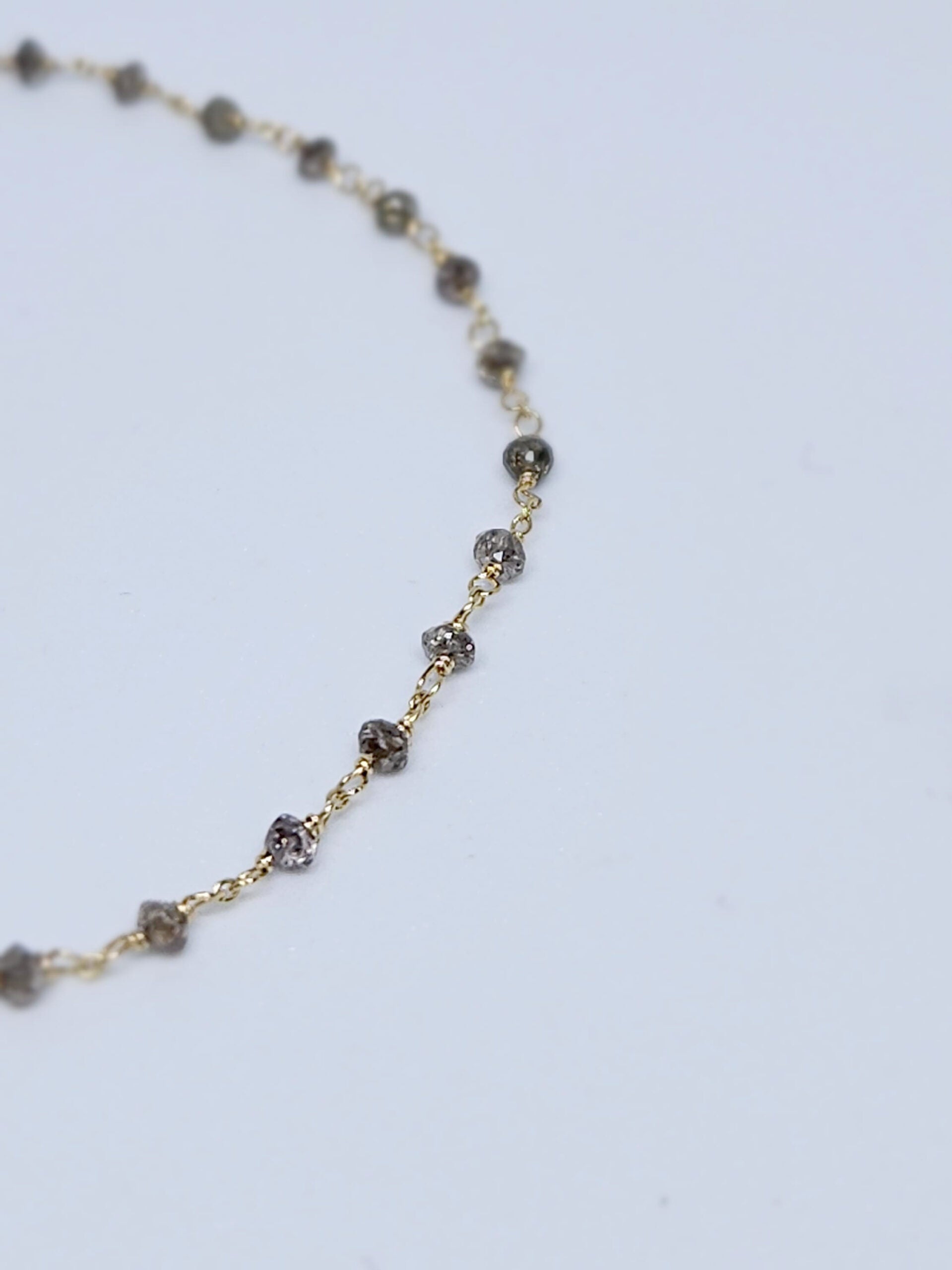 Collana chanel Colpo di Fulmine con diamante brown naturale in Oro rosa 750%