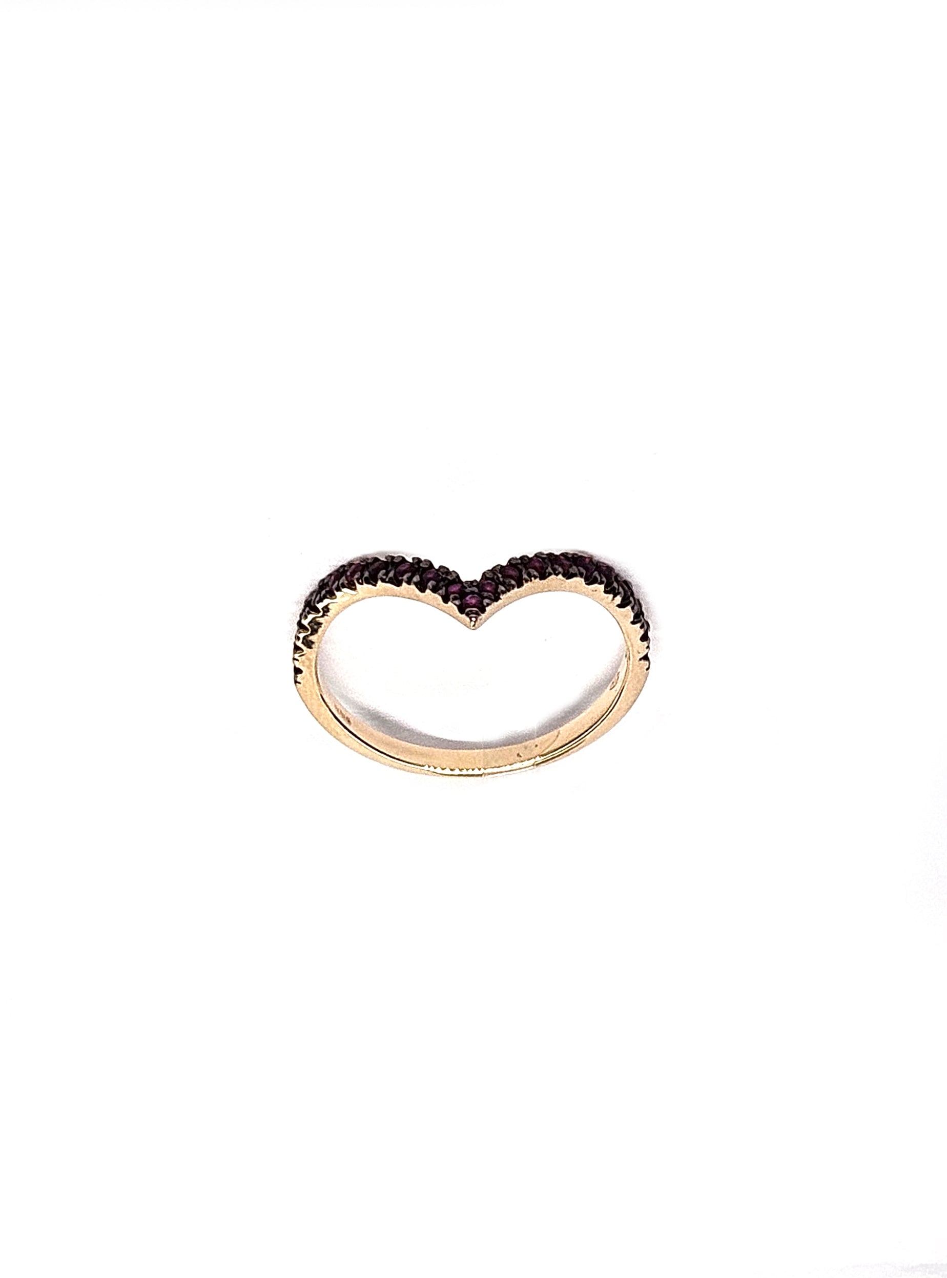 Anello diadema con rubini o zaffiri blu