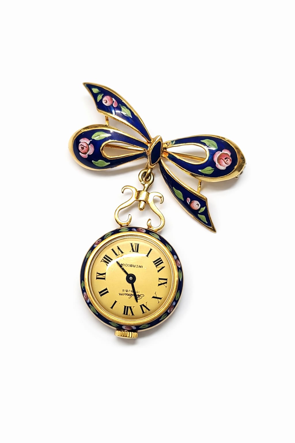 Orologio a spilla (circa anni 1950–1970)