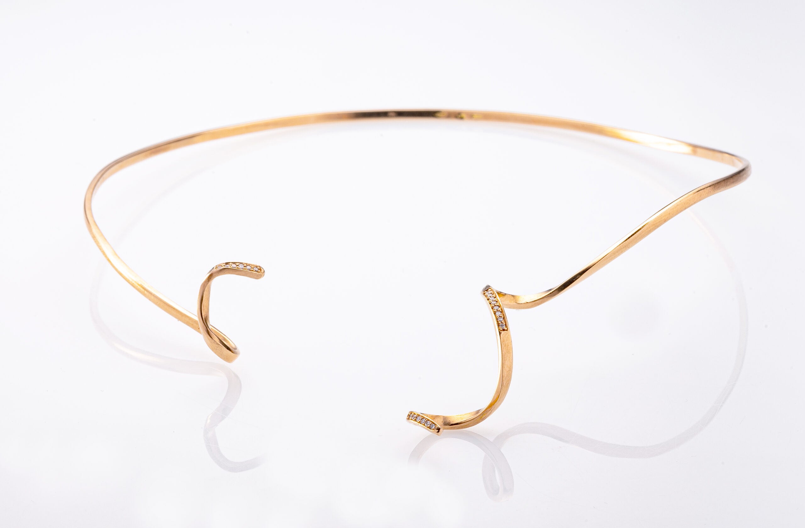 Collier LussodiVino in Oro Rosa e diamanti bianchi